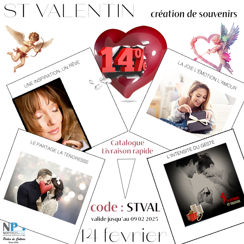 St Valentin 2025 - 14 février - Promo sur Catalogue Livraison Rapide - 14%